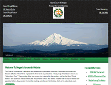 Tablet Screenshot of oramaranth.org